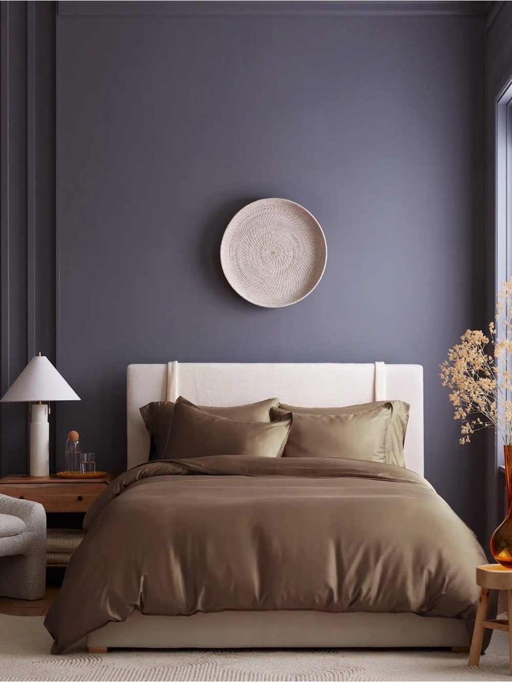 Quince Twin Duvet Cover Set - Walnut - Picture 2 of 7